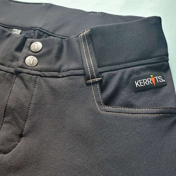 Kerrits Breech Riding Pants Women's Black Stretch - Picture 6 of 9